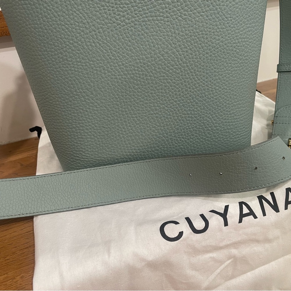 Cuyana Green Leather Satchel - Picture 6 of 11